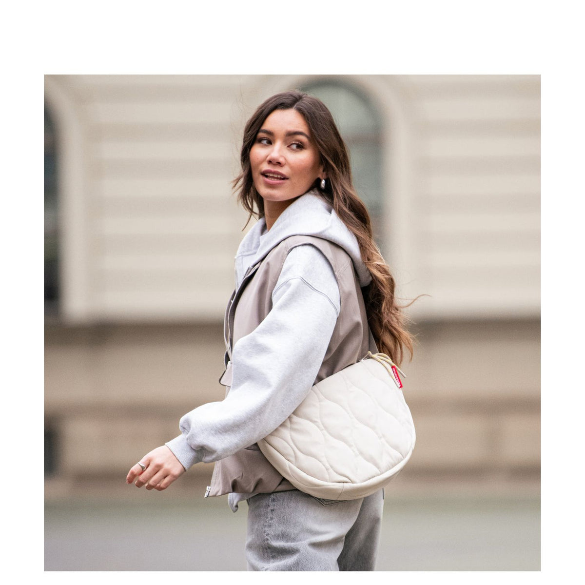 Reisenthel Moonbag S Schoudertas puffer stone