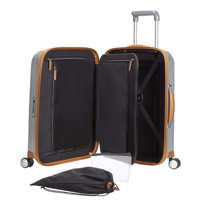 Samsonite Lite-Cube DLX Handbagage Spinner 55 cm - 36.6 liter - 55x40x20 cm - aluminium
