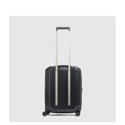 Piquadro PQ-Light Handbagage Spinner 55 cm - 47 liter - 17.3" laptopvak - 55x40x23 cm - matt black