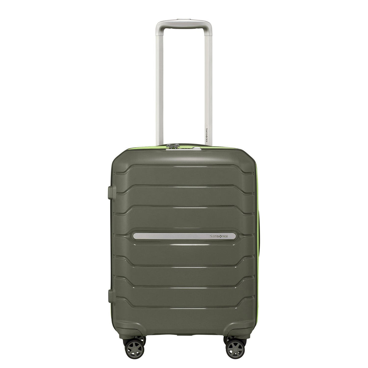 Samsonite Flux Handbagage Spinner 55 cm - Uitbreidbaar 37/44 liter - 55x40x20/23 cm - dark olive