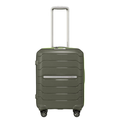 Samsonite Flux Handbagage Spinner 55 cm - Uitbreidbaar 37/44 liter - 55x40x20/23 cm - dark olive