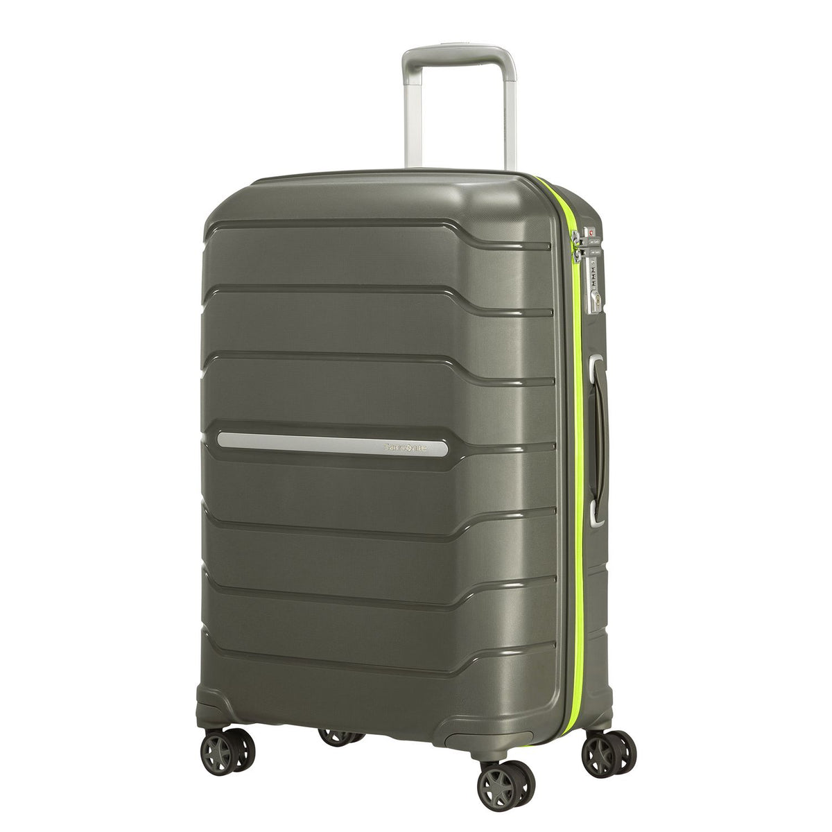 Samsonite Flux Spinner 68 cm - Uitbreidbaar 75/85 liter - 68x47x30/33 cm - dark olive