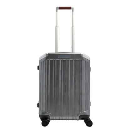Piquadro PQ-Light Handbagage Spinner 55 cm - 31 liter - vingerafdrukslot - 55x40x20 cm - black/tobacco