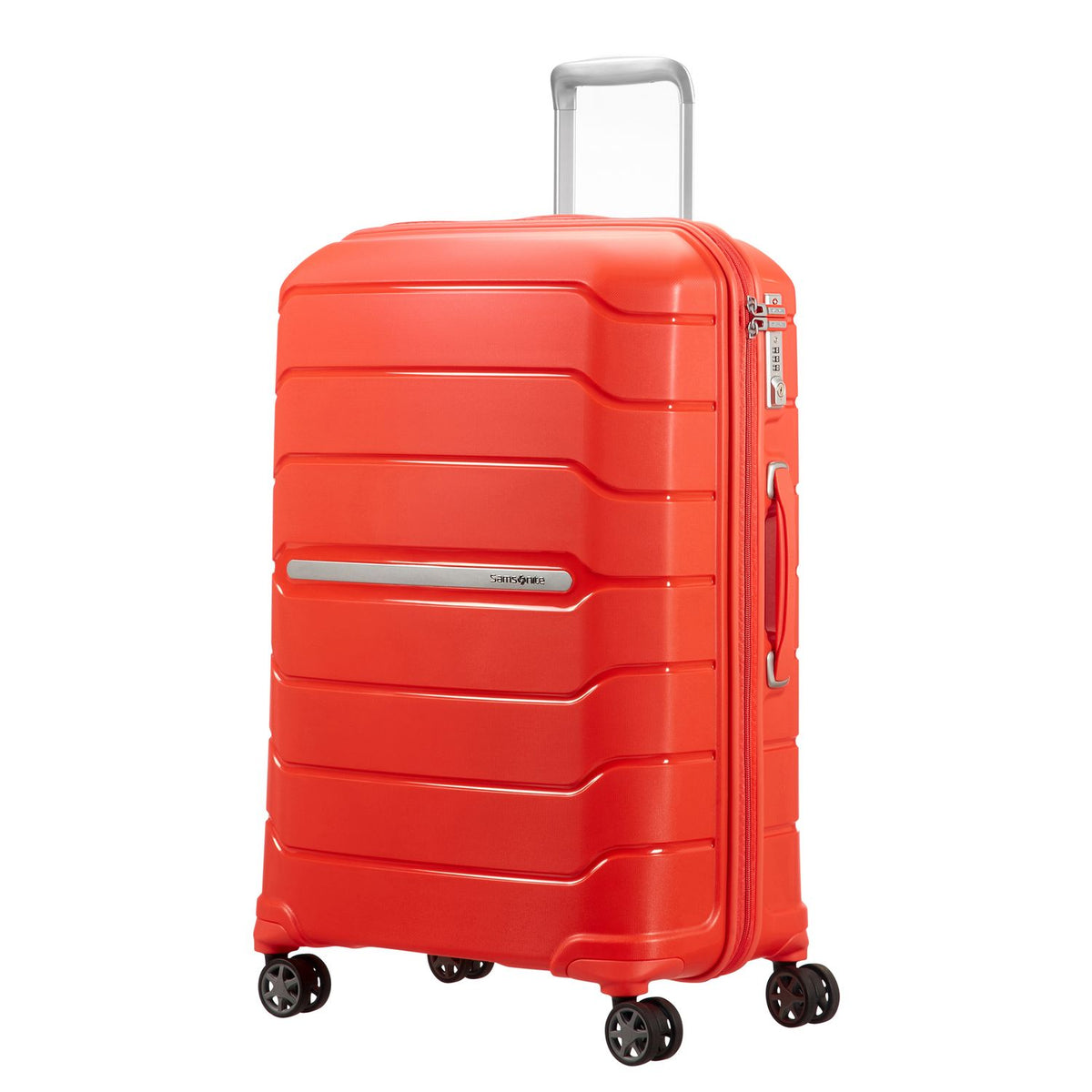 Samsonite Flux Spinner 68 cm - Uitbreidbaar 75/85 liter - 68x47x30/33 cm - tangerine red