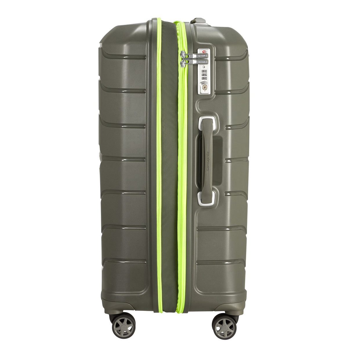 Samsonite Flux Spinner 68 cm - Uitbreidbaar 75/85 liter - 68x47x30/33 cm - dark olive