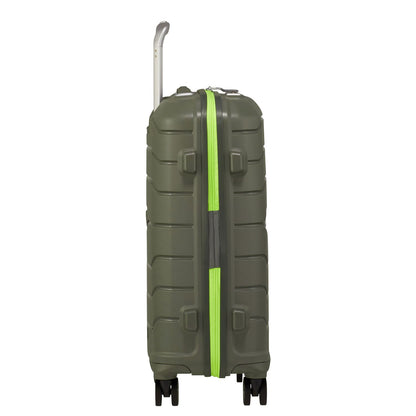 Samsonite Flux Handbagage Spinner 55 cm - Uitbreidbaar 37/44 liter - 55x40x20/23 cm - dark olive