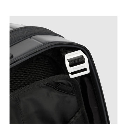 Piquadro PQ-Light Handbagage Spinner 55 cm - 47 liter - 17.3" laptopvak - 55x40x23 cm - matt black