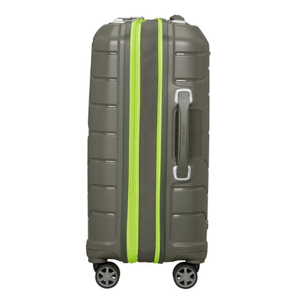 Samsonite Flux Handbagage Spinner 55 cm - Uitbreidbaar 37/44 liter - 55x40x20/23 cm - dark olive