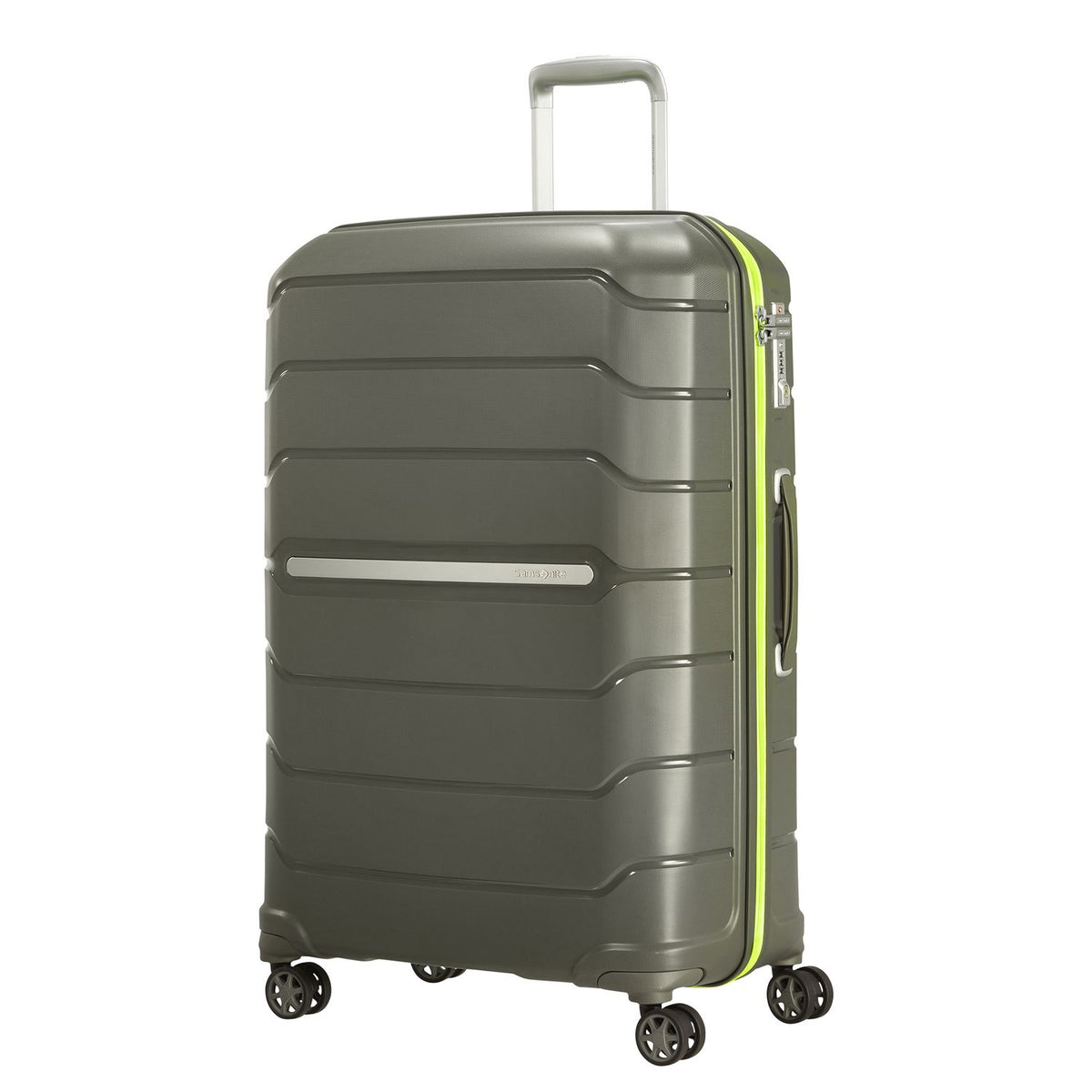 Samsonite Flux Spinner 75 cm - Uitbreidbaar 99/111 liter - 75x52x31/35 cm - dark olive