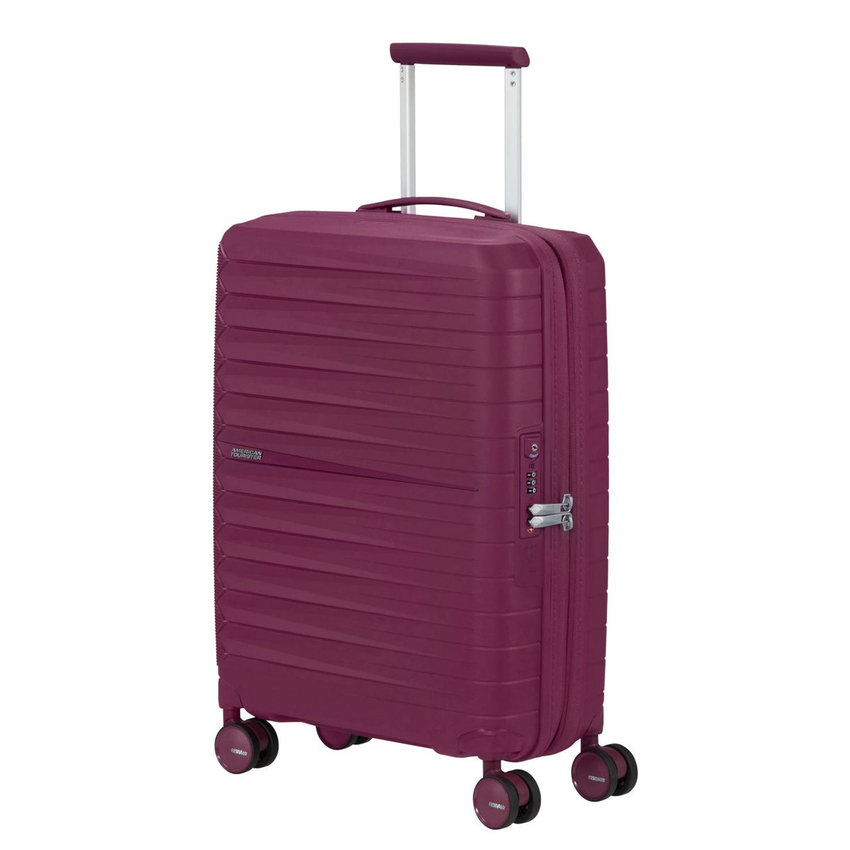 American Tourister FastForward Handbagage Spinner 55 cm - Uitbreidbaar 36/44 liter - 55x40x20/23 cm - iced berry
