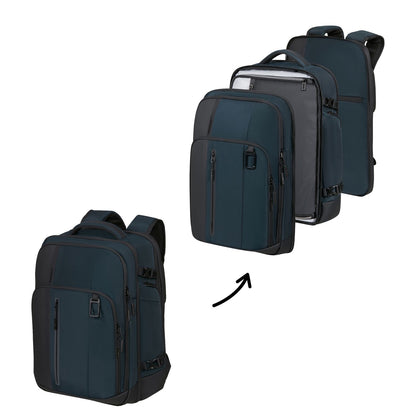Samsonite Biz2Go 2.0 Tri-Mode 3-1 Travel Rugzak 48 cm - 33 liter - 17.3" laptopvak - 48x33x26 cm - deep blue