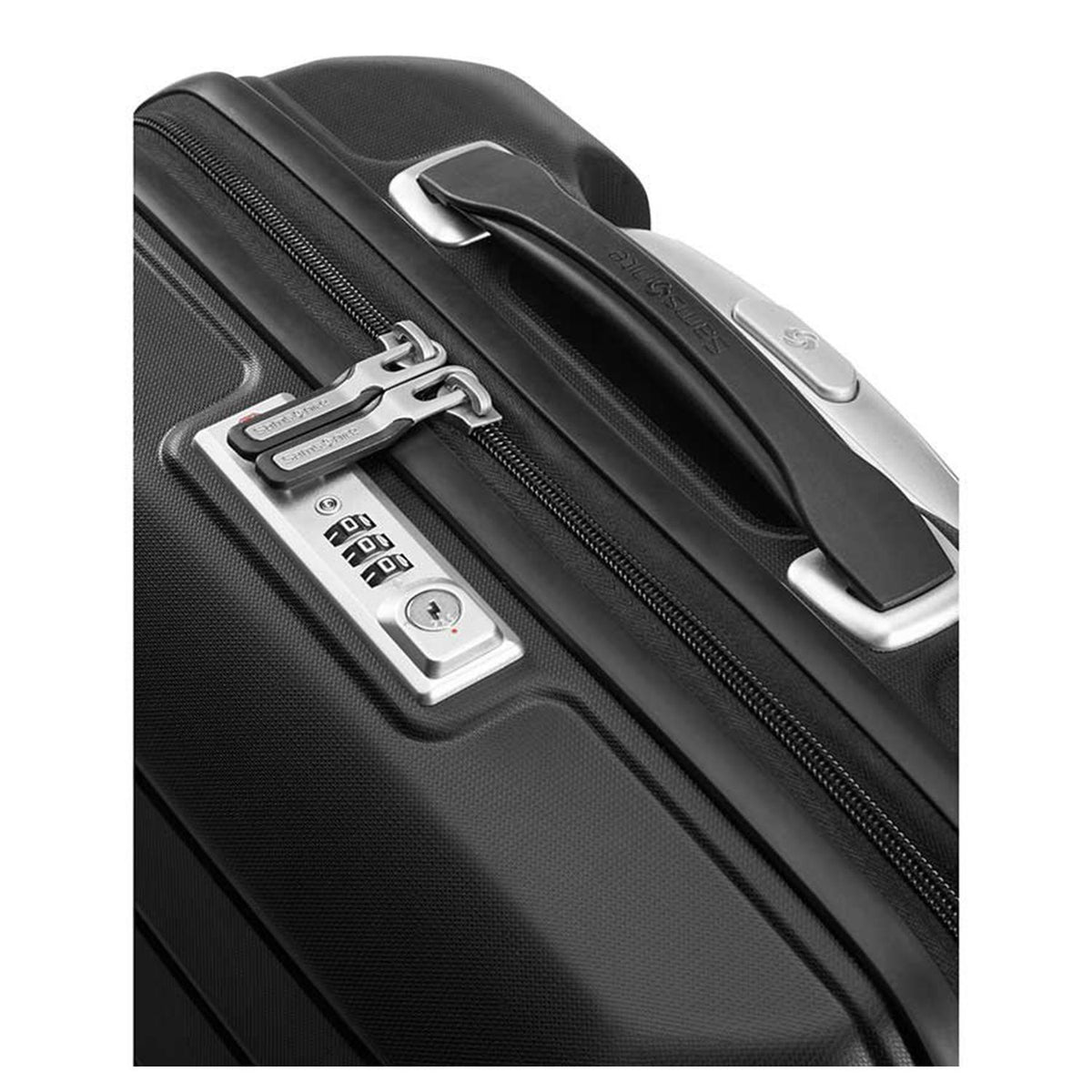 Samsonite Flux Handbagage Spinner 55 cm - Uitbreidbaar 37/44 liter - 55x40x20/23 cm - black