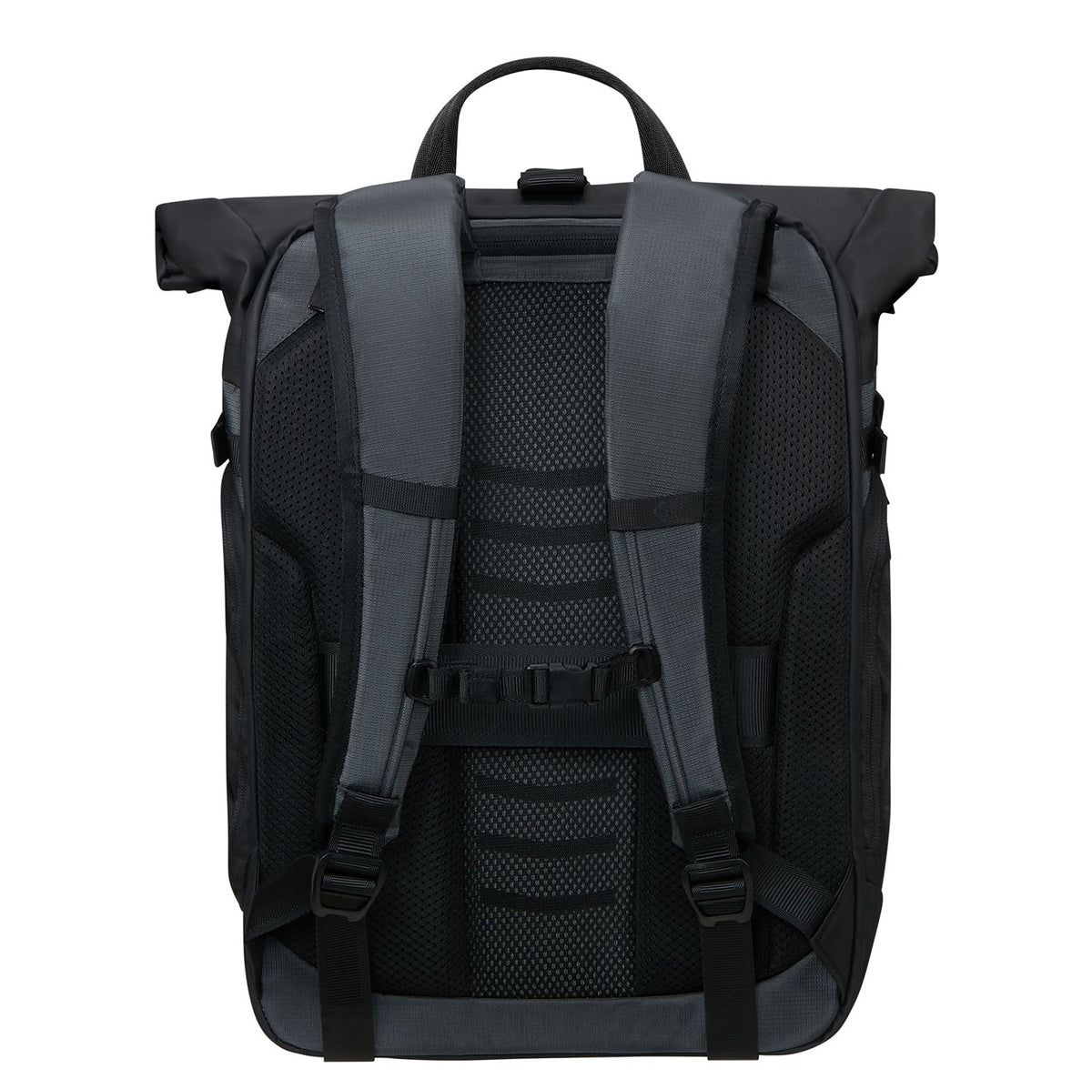 Samsonite Biz2Go 2.0 Rolltop Rugzak - Uitbreidbaar 20/26.5 liter - 15.6" laptopvak - graphite/apricot
