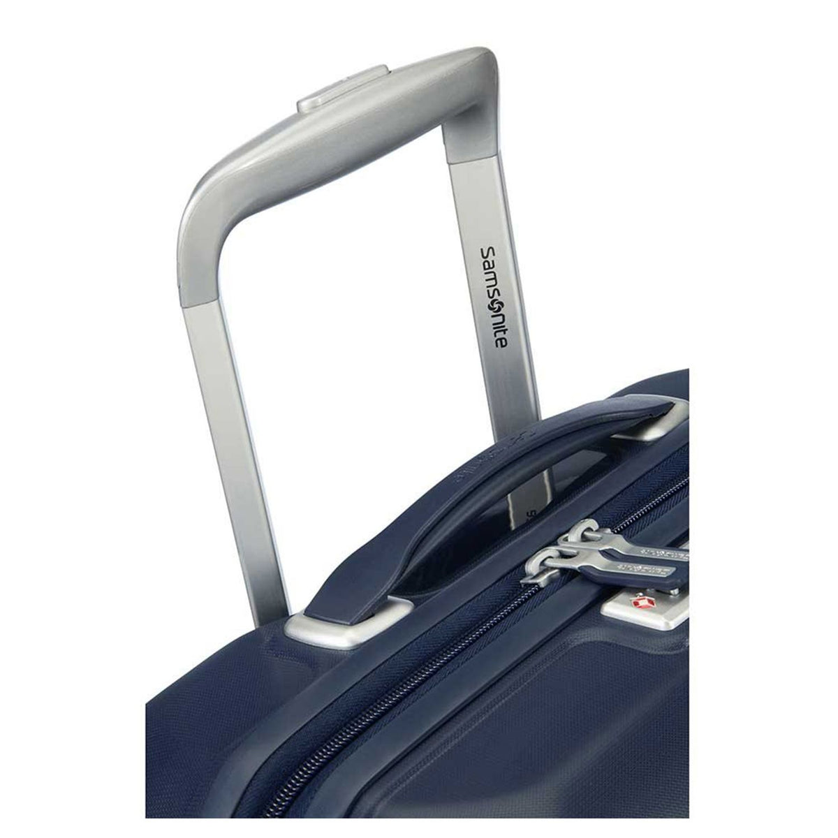 Samsonite Flux Handbagage Spinner 55 cm - Uitbreidbaar 37/44 liter - 55x40x20/23 cm - navy blue