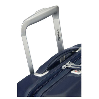 Samsonite Flux Handbagage Spinner 55 cm - Uitbreidbaar 37/44 liter - 55x40x20/23 cm - navy blue