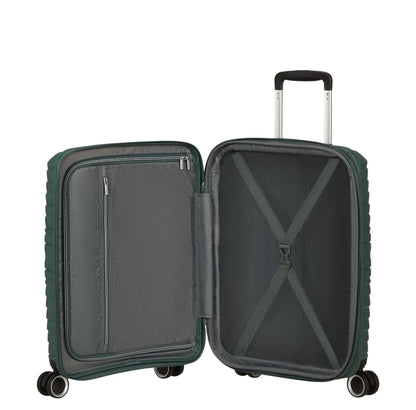 American Tourister Flytwist Handbagage Spinner 55 cm - Uitbreidbaar 36/44 liter - 55x40x20/23 cm - afterdark pine