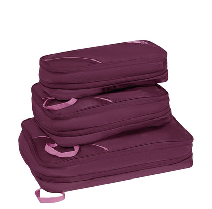 American Tourister Travel Accessories Packing Cubes Set S/M/L - iced berry