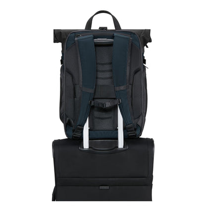Samsonite Biz2Go 2.0 Rolltop Rugzak - Uitbreidbaar 20/26.5 liter - 15.6" laptopvak - deep blue