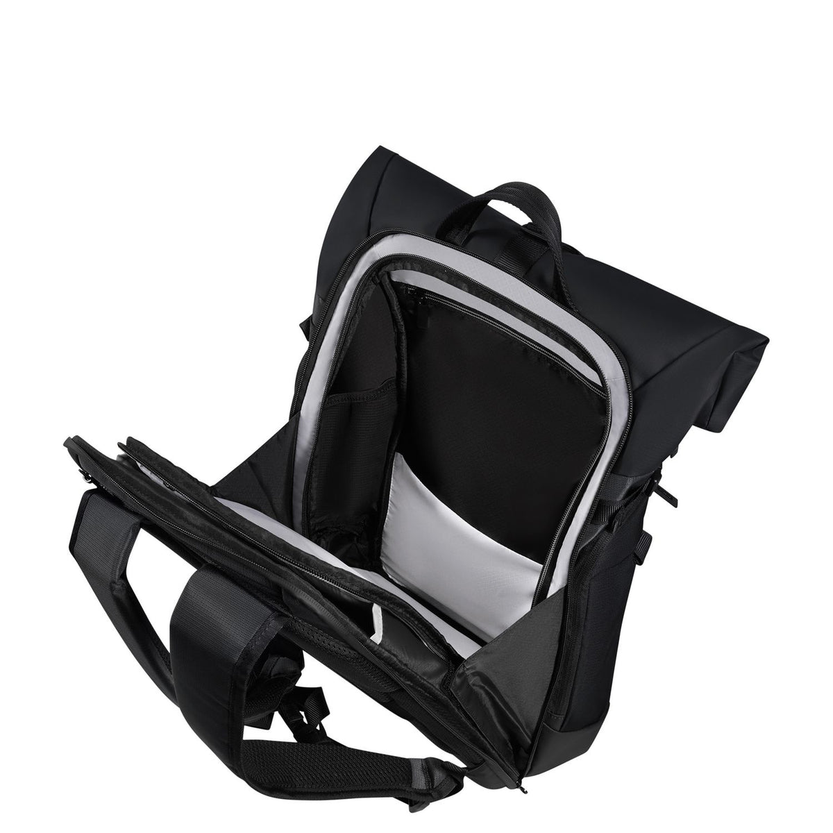 Samsonite Biz2Go 2.0 Rolltop Rugzak - Uitbreidbaar 20/26.5 liter - 15.6" laptopvak - black