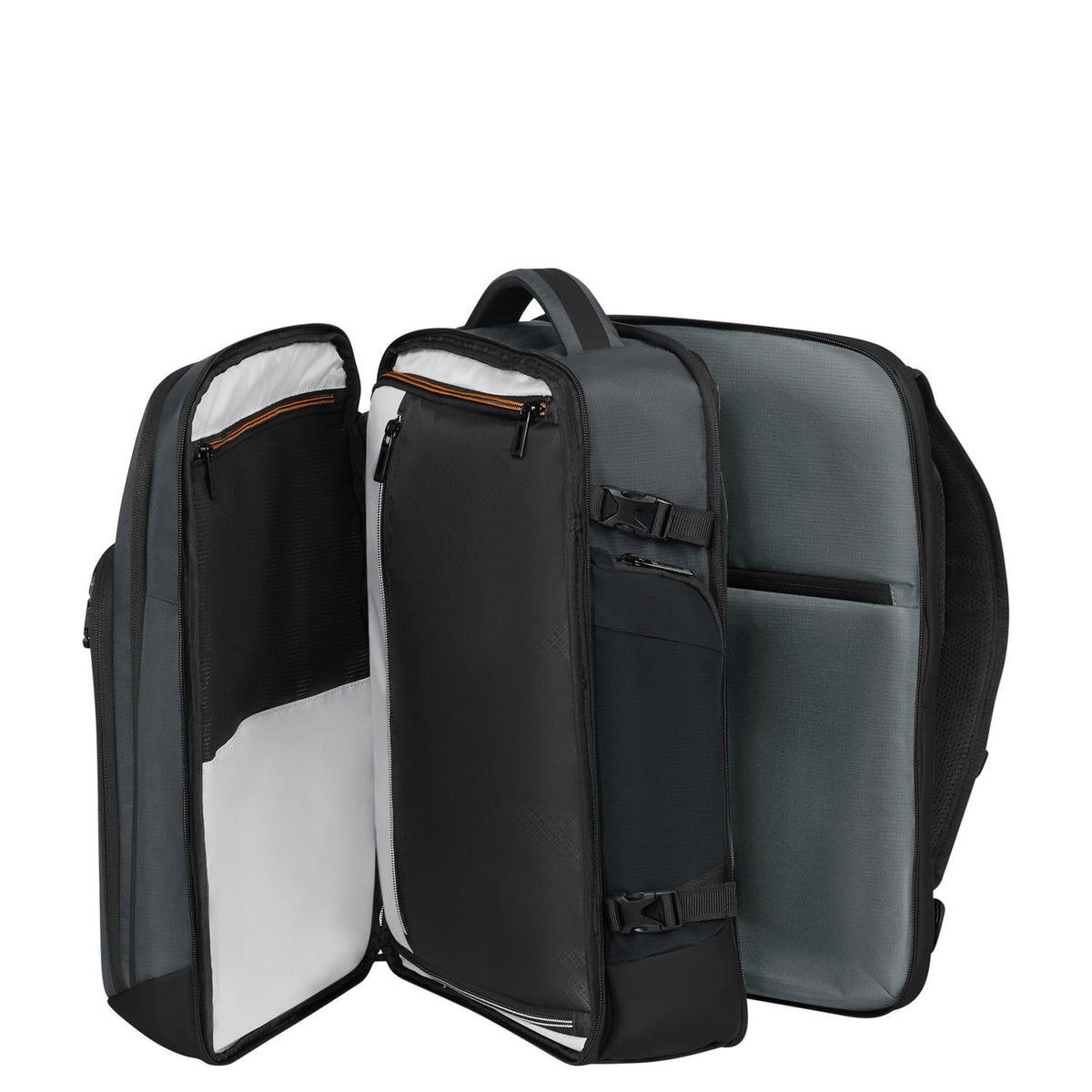 Samsonite Biz2Go 2.0 Tri-Mode 3-1 Travel Rugzak 48 cm - 33 liter - 17.3" laptopvak - 48x33x26 cm - graphite/apricot
