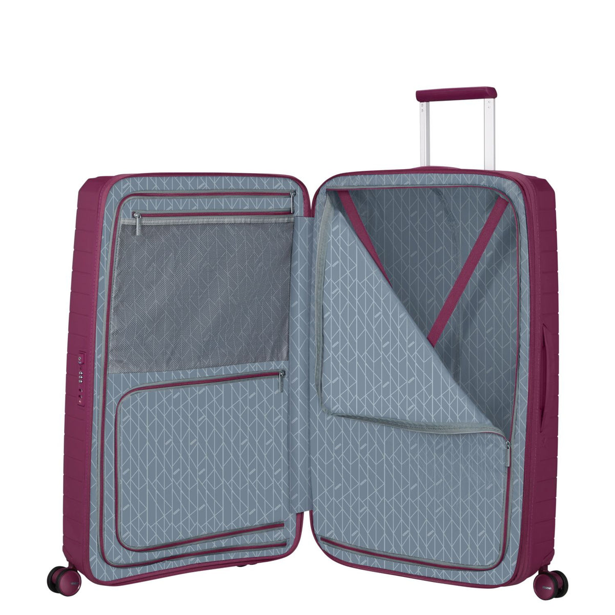 American Tourister FastForward Spinner 78 cm - Uitbreidbaar 108/118 liter - 78x50x30/34 cm - iced berry