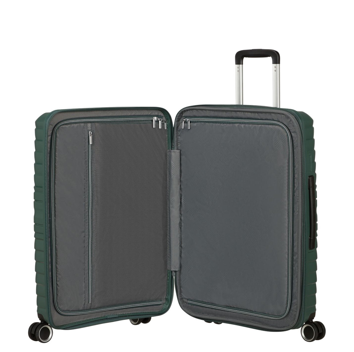 American Tourister Flytwist Spinner 67 cm - Uitbreidbaar 63/73 liter - 67x45x26/29 cm - afterdark pine