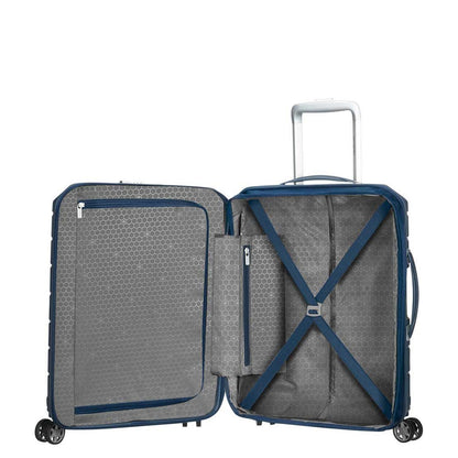 Samsonite Flux Handbagage Spinner 55 cm - Uitbreidbaar 37/44 liter - 55x40x20/23 cm - navy blue