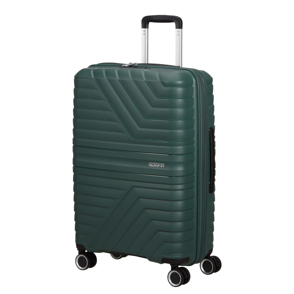 American Tourister Flytwist Spinner 67 cm - Uitbreidbaar 63/73 liter - 67x45x26/29 cm - afterdark pine