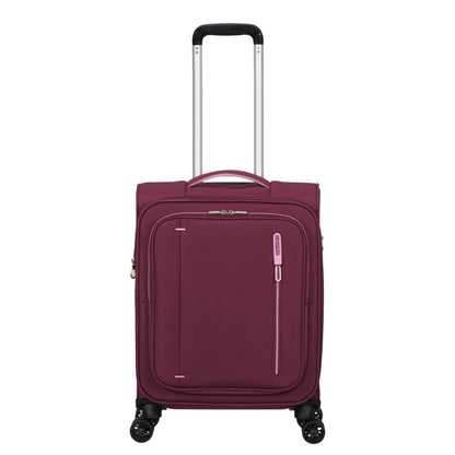 American Tourister Cloudrider Handbagage Spinner 55 cm - Uitbreidbaar 38.5/43.5 liter - 55x40x23/25 cm - iced berry