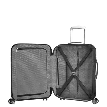 Samsonite Flux Handbagage Spinner 55 cm - Uitbreidbaar 37/44 liter - 55x40x20/23 cm - black