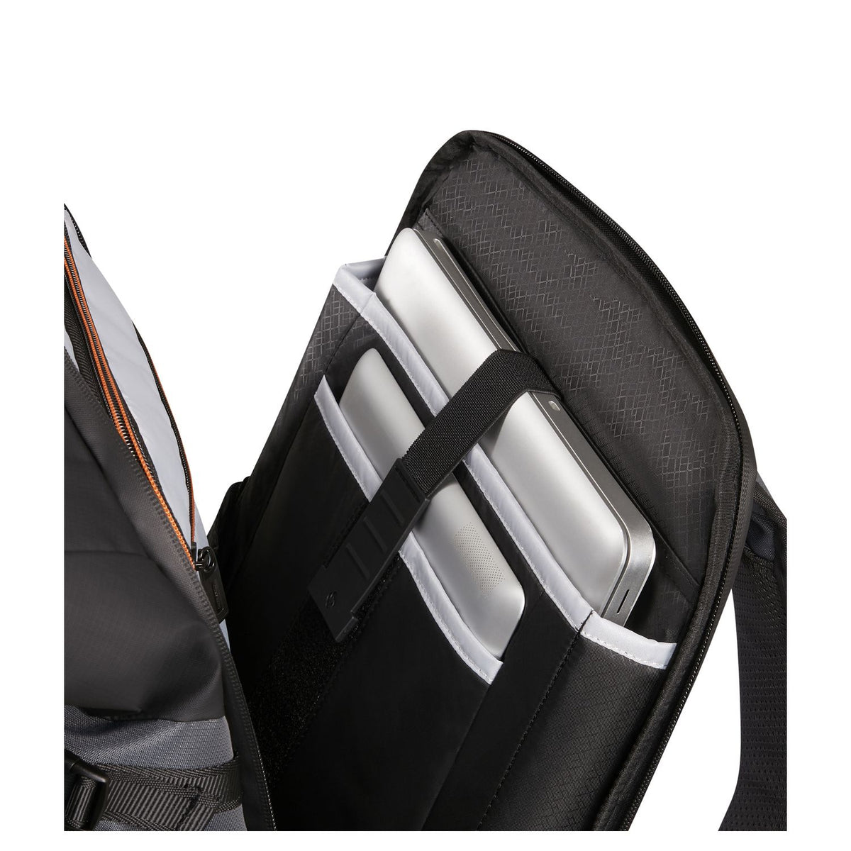 Samsonite Biz2Go 2.0 Rolltop Rugzak - Uitbreidbaar 20/26.5 liter - 15.6" laptopvak - graphite/apricot