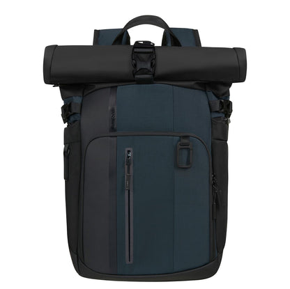 Samsonite Biz2Go 2.0 Rolltop Rugzak - Uitbreidbaar 20/26.5 liter - 15.6" laptopvak - deep blue