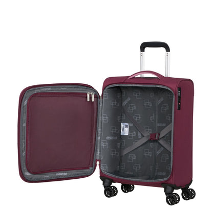 American Tourister Cloudrider Handbagage Spinner 55 cm - Uitbreidbaar 38.5/43.5 liter - 55x40x23/25 cm - iced berry