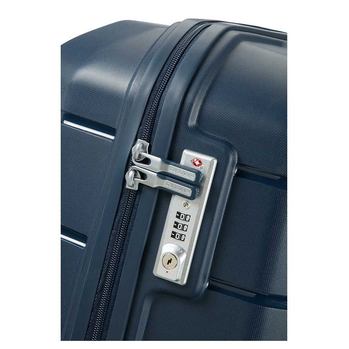 Samsonite Flux Spinner 68 cm - Uitbreidbaar 75/85 liter - 68x47x30/33 cm - navy blue