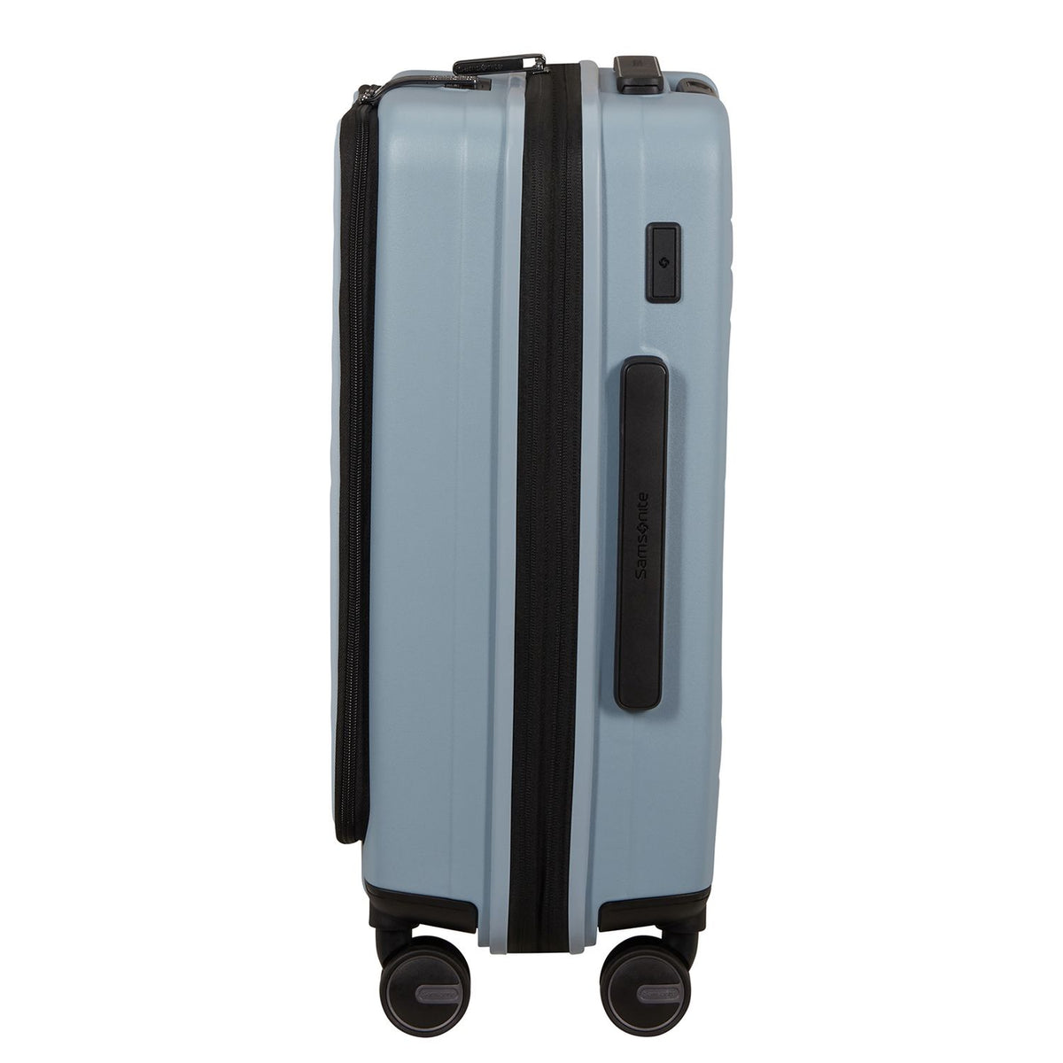 Samsonite Restackd Handbagage Spinner 55 cm - Uitbreidbaar 42/48 liter - 55x40x23/26 cm - fog blue