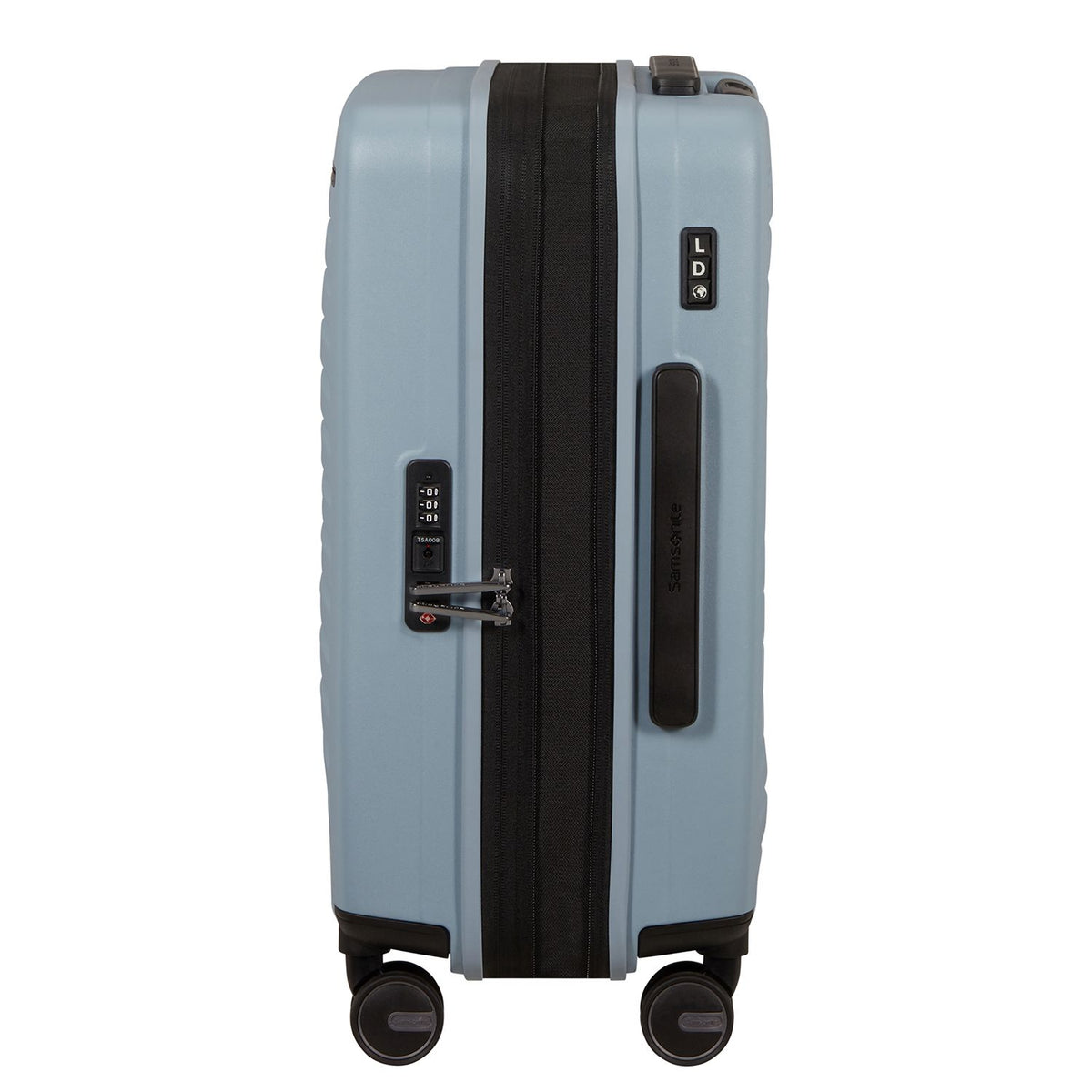 Samsonite Restackd Handbagage Spinner 55 cm - Uitbreidbaar 39/45 liter - 55x40x20/23 cm - fog blue