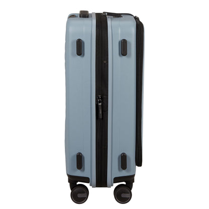 Samsonite Restackd Handbagage Spinner 55 cm - Uitbreidbaar 42/48 liter - 55x40x23/26 cm - fog blue