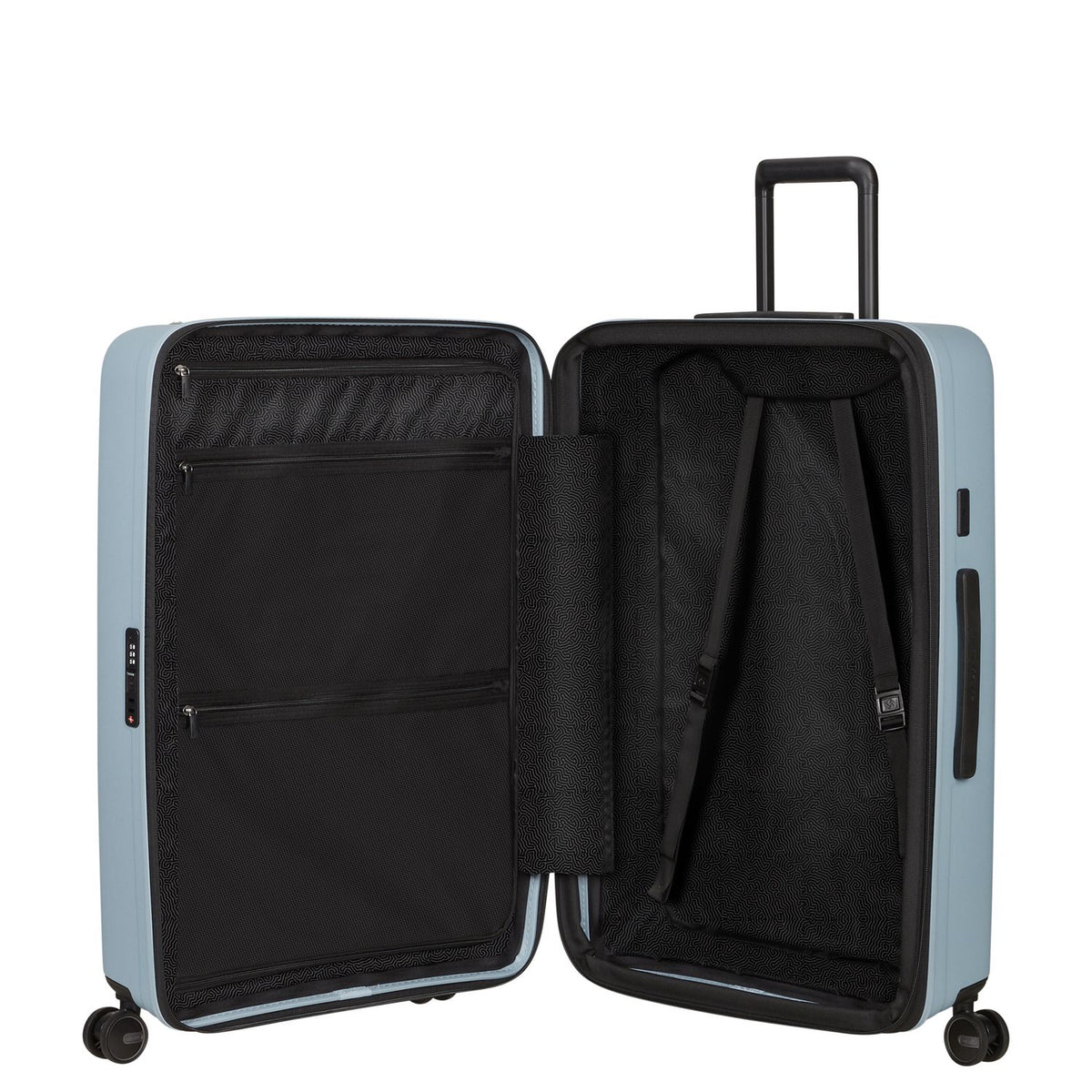 Samsonite Restackd Spinner 75 cm - Uitbreidbaar 99/109 liter - 75x51x29/32 cm - fog blue