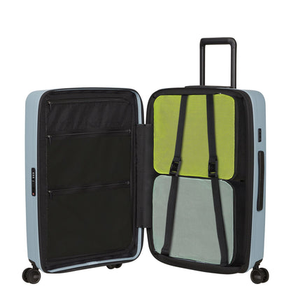 Samsonite Restackd Spinner 68 cm - Uitbreidbaar 71/79 liter - 68x46x26/29 cm - fog blue