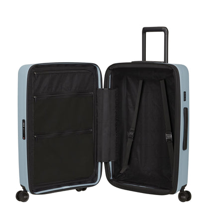 Samsonite Restackd Spinner 68 cm - Uitbreidbaar 71/79 liter - 68x46x26/29 cm - fog blue