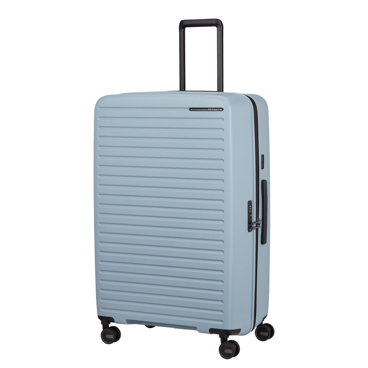 Samsonite Restackd Spinner 81 cm - Uitbreidbaar 126/138 liter - 81x54x31/34 cm - fog blue