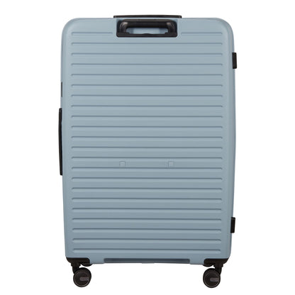Samsonite Restackd Spinner 81 cm - Uitbreidbaar 126/138 liter - 81x54x31/34 cm - fog blue
