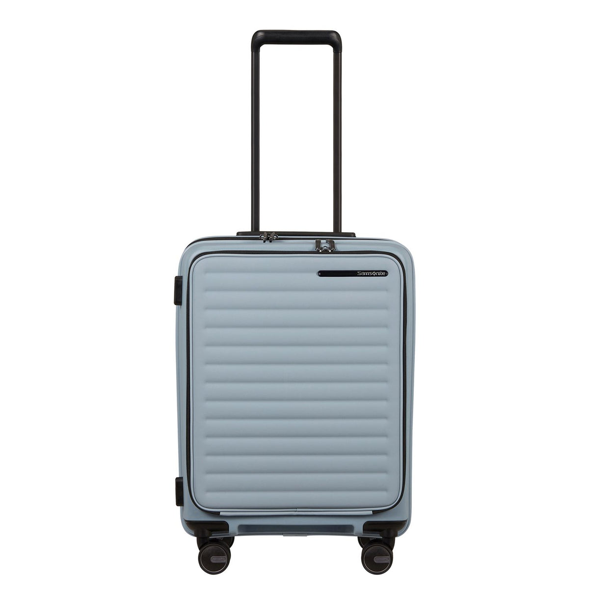 Samsonite Restackd Handbagage Spinner 55 cm - Uitbreidbaar 42/48 liter - 55x40x23/26 cm - fog blue