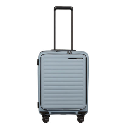 Samsonite Restackd Handbagage Spinner 55 cm - Uitbreidbaar 42/48 liter - 55x40x23/26 cm - fog blue