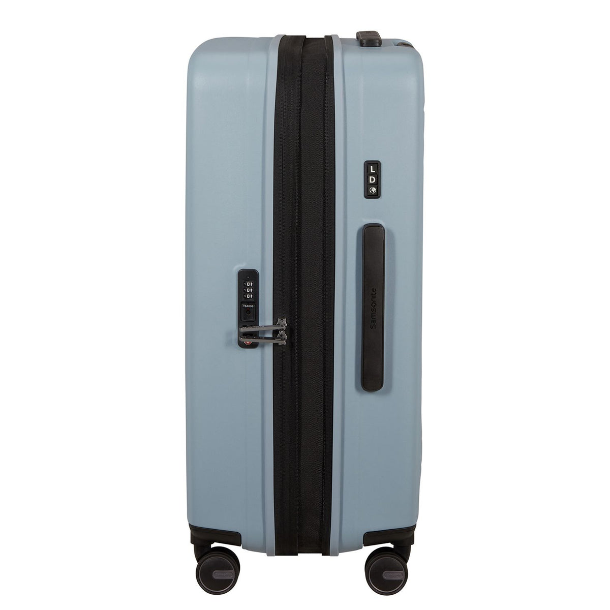 Samsonite Restackd Spinner 68 cm - Uitbreidbaar 71/79 liter - 68x46x26/29 cm - fog blue