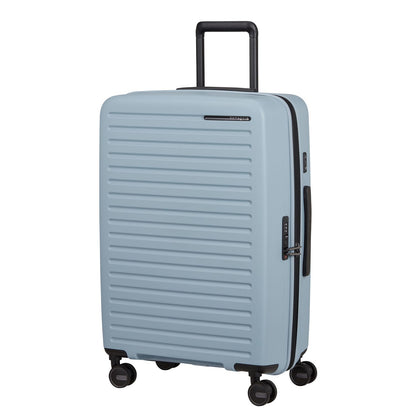 Samsonite Restackd Spinner 68 cm - Uitbreidbaar 71/79 liter - 68x46x26/29 cm - fog blue