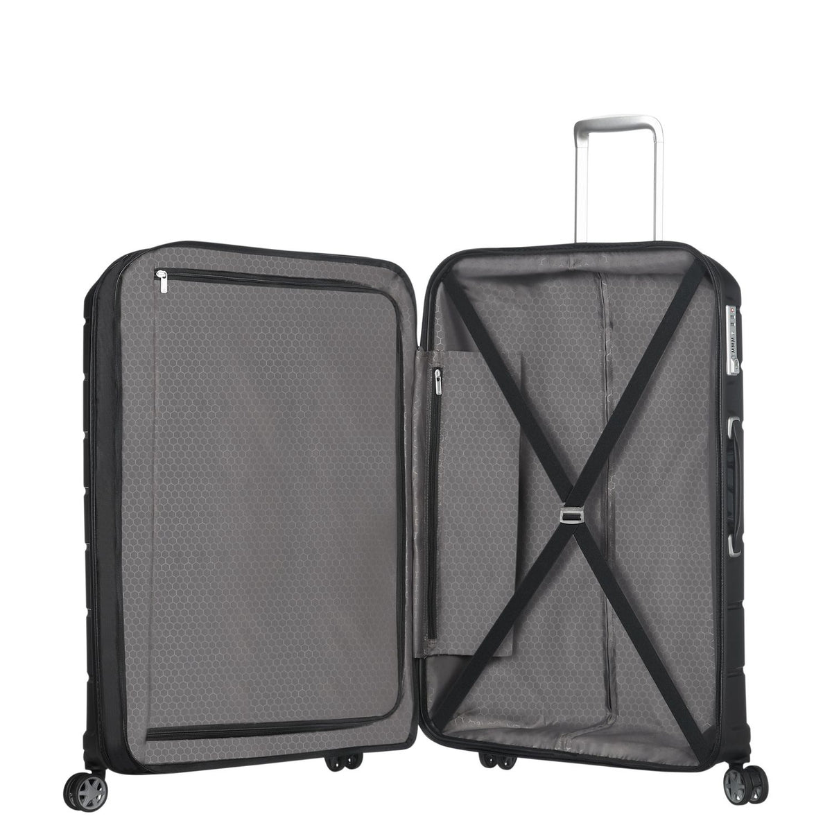 Samsonite Flux Spinner 81 cm - Uitbreidbaar 121/136 liter - 81x55x36/39 cm - black