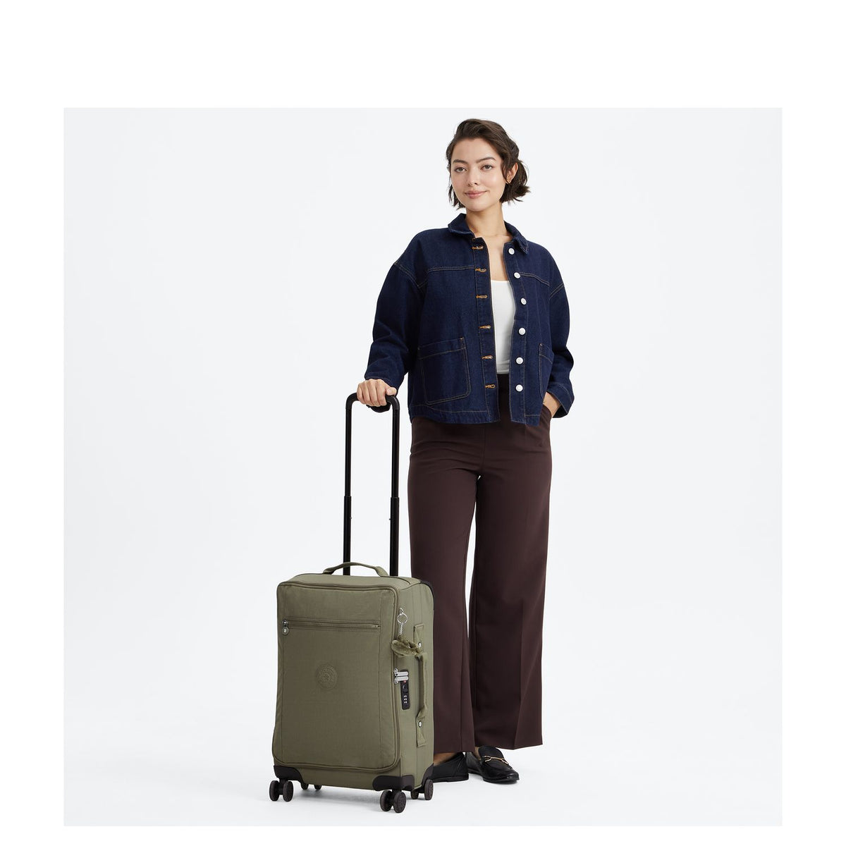 Kipling Jet S Handbagage Spinner 55 cm - 33 liter - 55x35x23 cm - almost sage