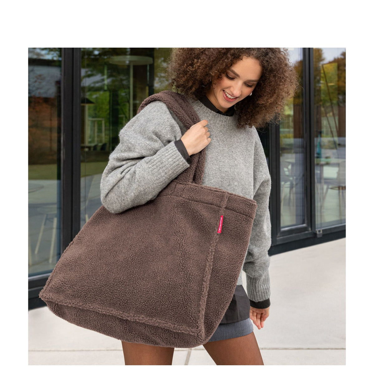 Reisenthel Softshopper Shopper teddy chocolate