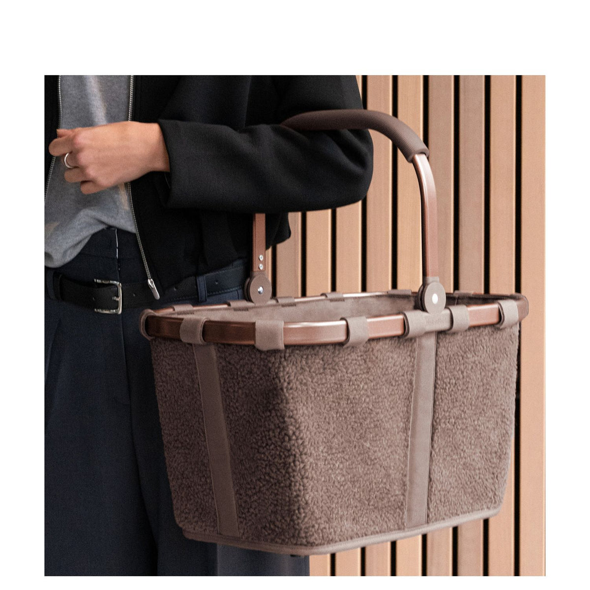Reisenthel Shopping Carrybag Boodschappenmand - 22 liter - teddy chocolate